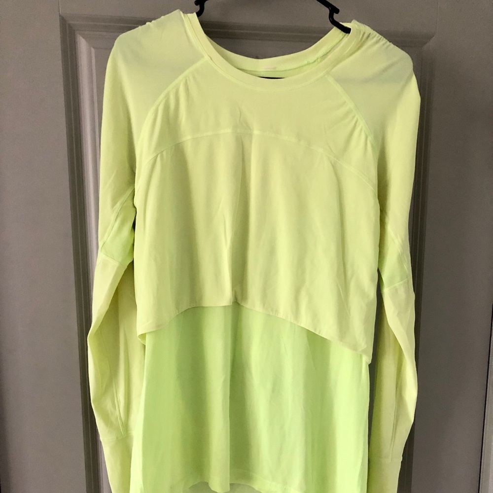 Lululemon Long-Sleeve Top - Neon Yellow - 8